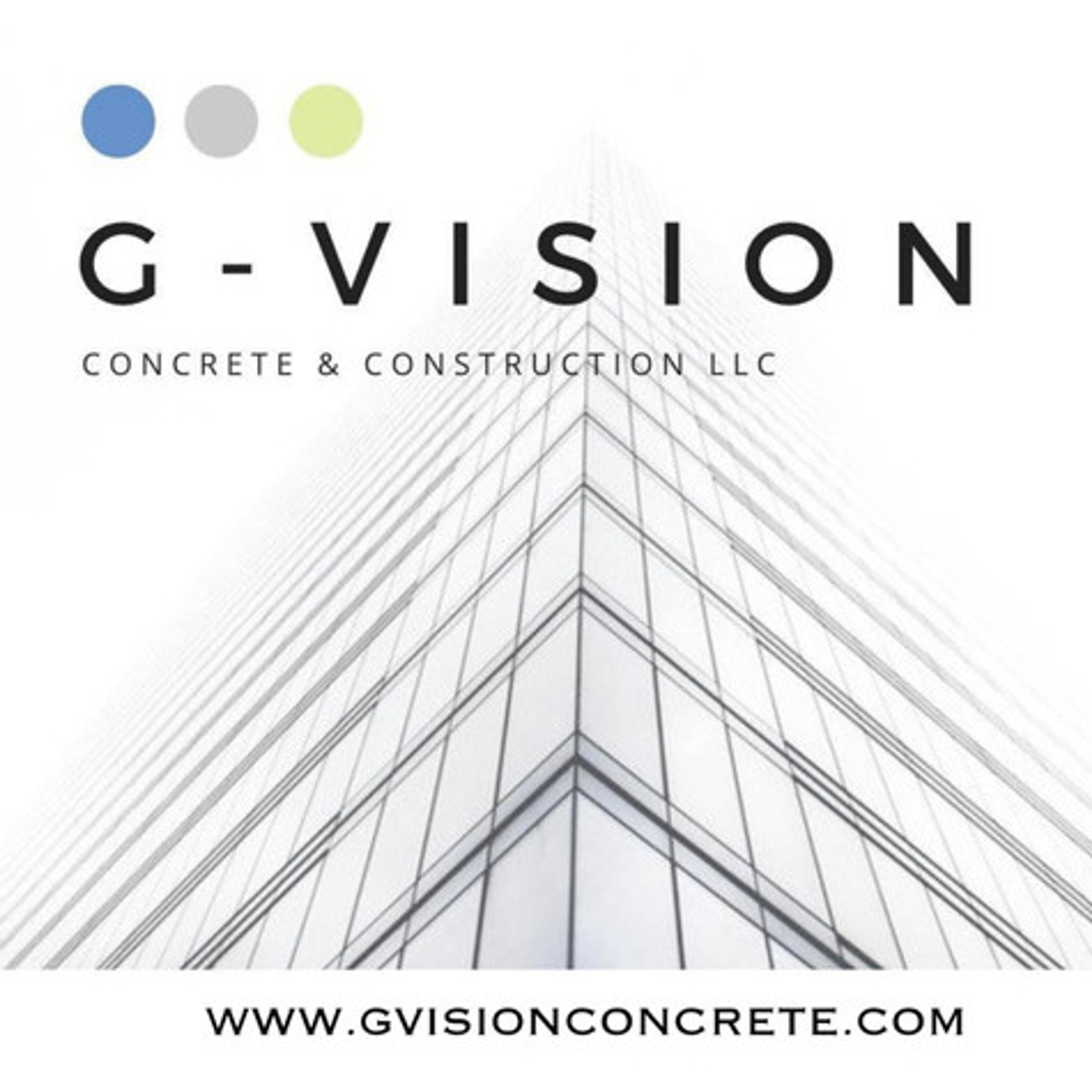 We are G-Vision Concrete & Construction LLC, a small and local businesses where we value your needs and our work. Reach out.