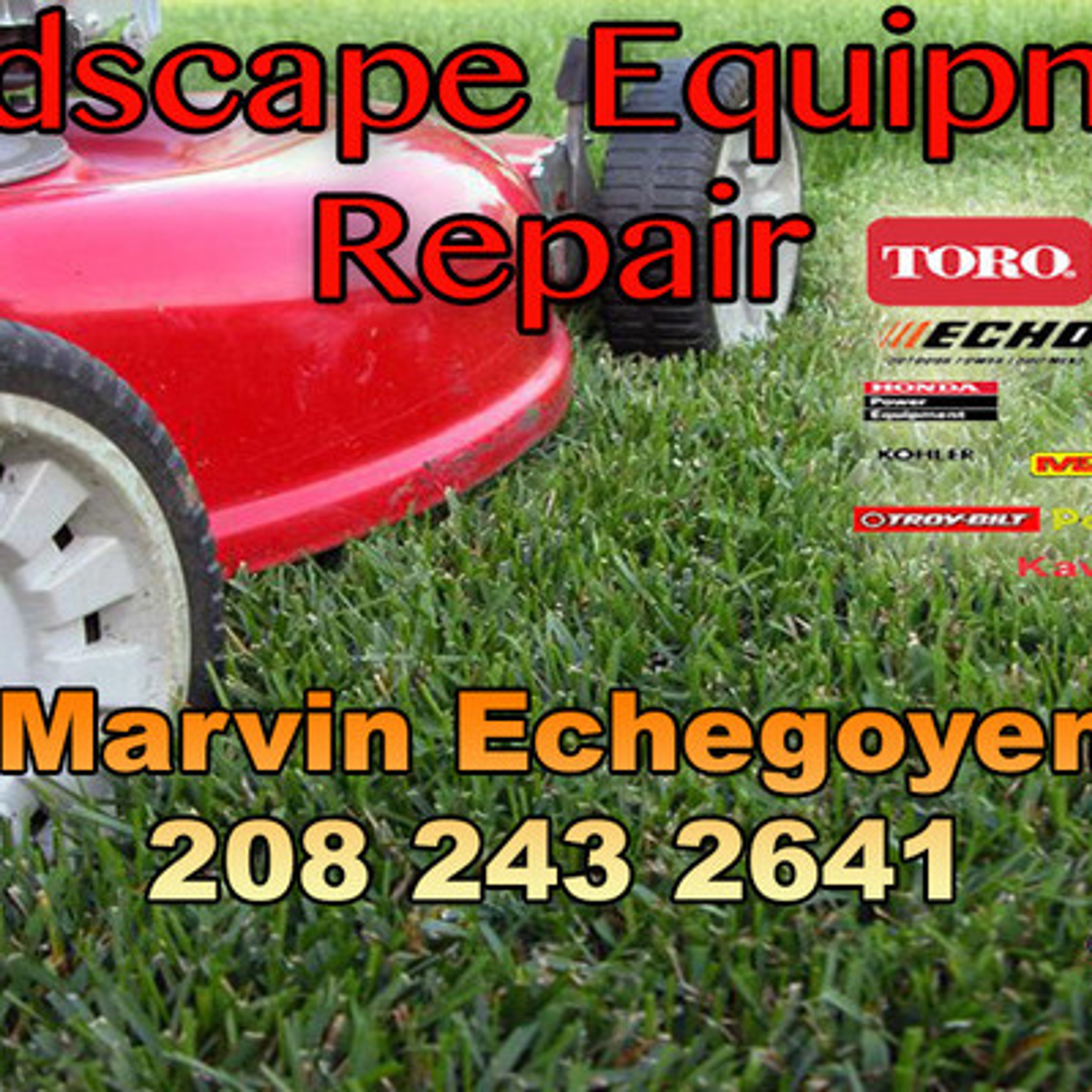 Repair landscape equipment service your lawnmower